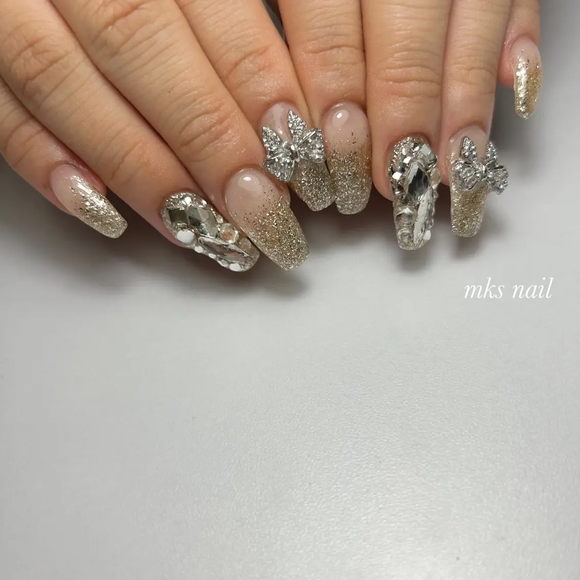ネイル mks＊nail //  枚方長尾のネイルデザイン