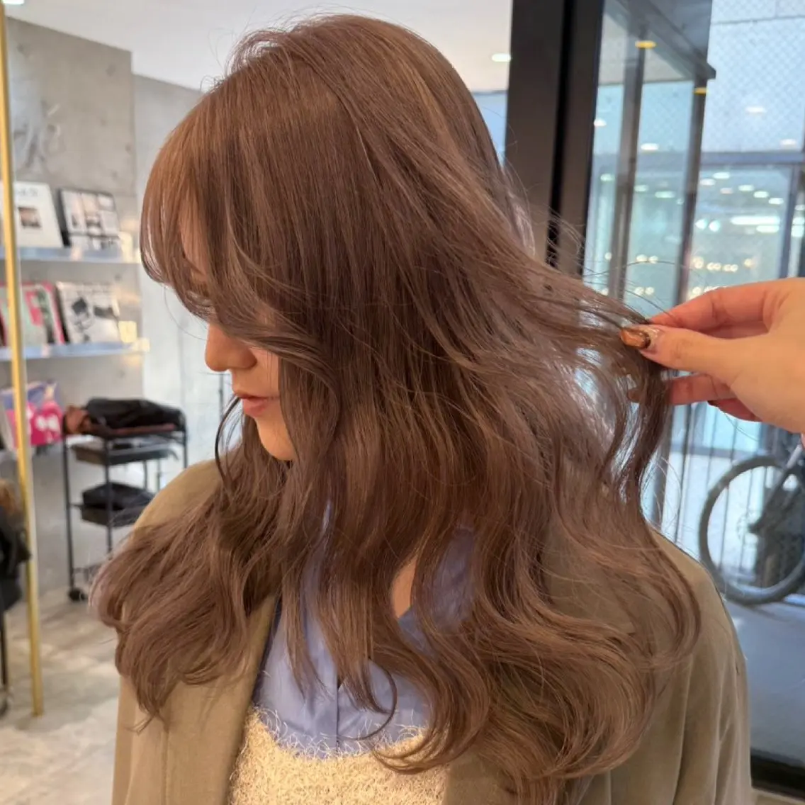 ロング 金町美容室 お洒落roomルシアのヘアスタイル