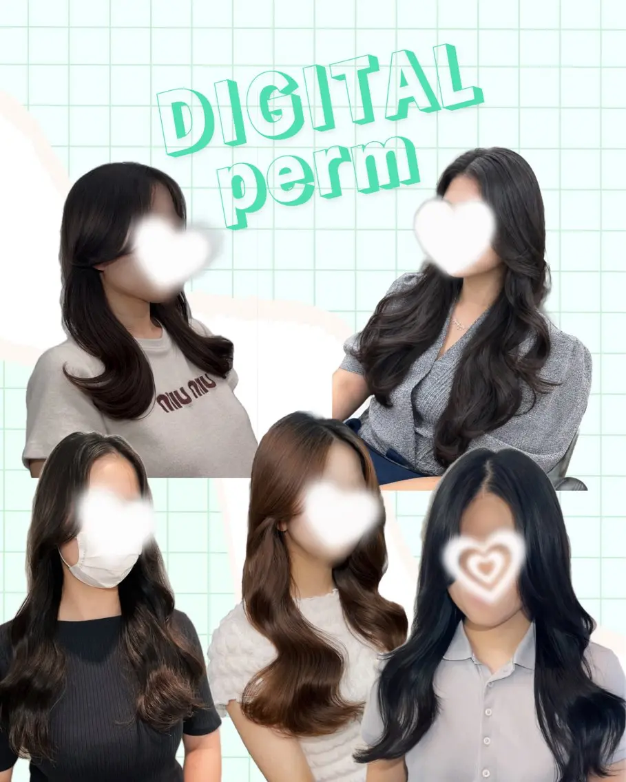 ロング 韓国風ヘア 縮毛矯正 カット パーマ トリートメント レイヤー/デジパ SAKIのヘアスタイル
