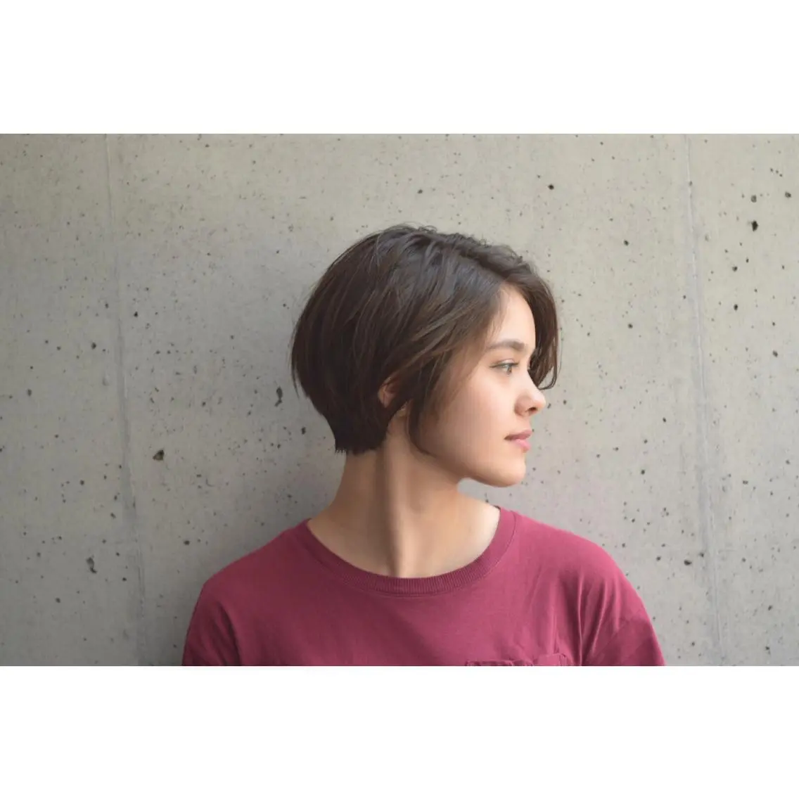 ショート ショートボブ アッシュ アッシュグレー アッシュグレージュ ボブ 寺山 佳貴のヘアスタイル