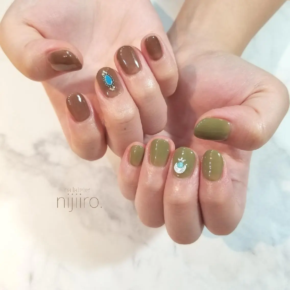 ネイル ハンドネイル nijiiro🌈 サトウのネイルデザイン