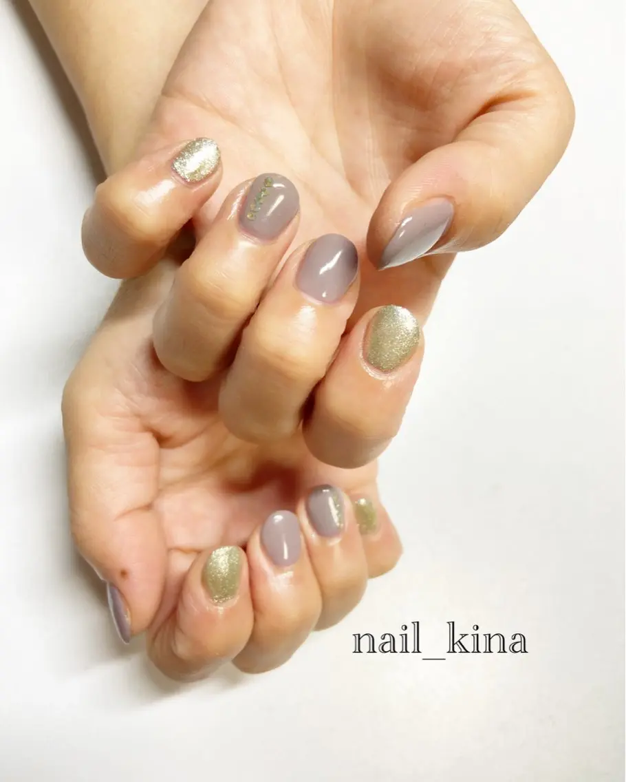 ネイル ワンカラーネイル nail_ kinaのネイルデザイン
