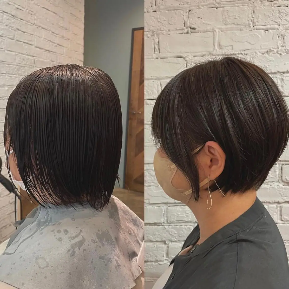 ショート ショートヘア 飯塚 七海のヘアスタイル