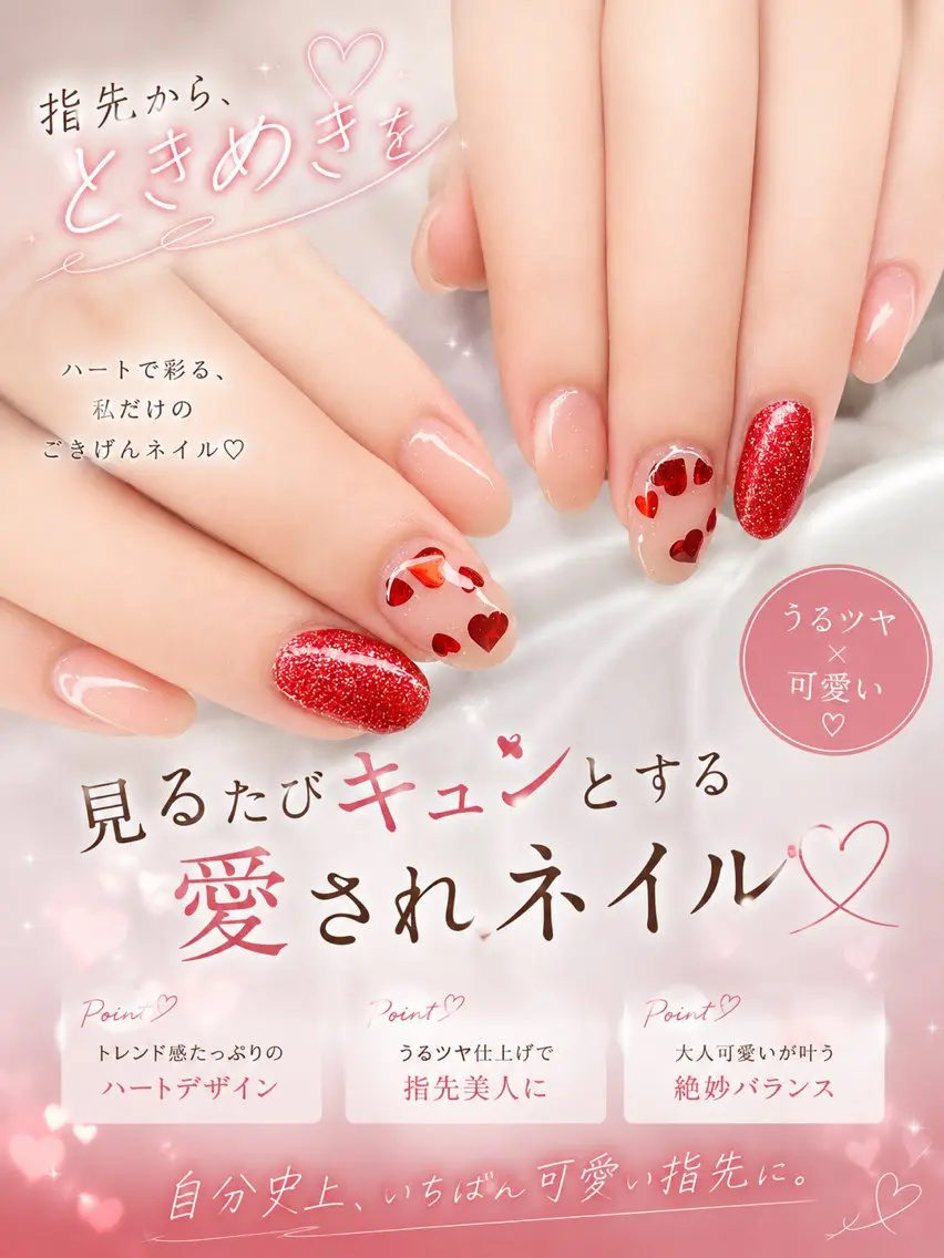 ミディアム ハンドネイル Poppo MEIのネイルデザイン