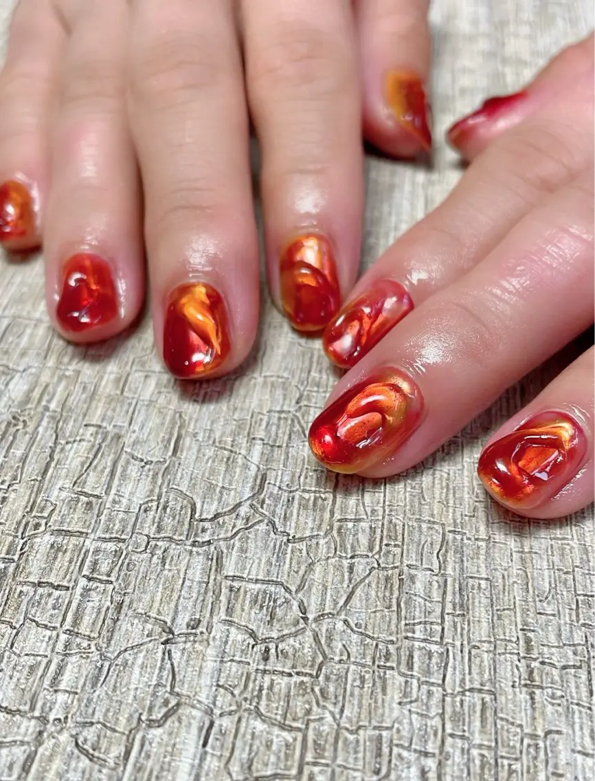 ネイル ハンドネイル lemon nailレモンネイルのネイルデザイン