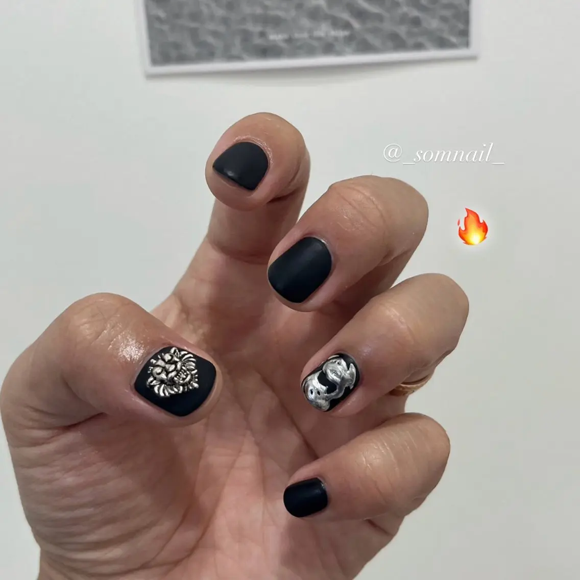 ネイル ジェルネイル 韓国ネイル メンズネイル 持ち込み SOM NAILのネイルデザイン