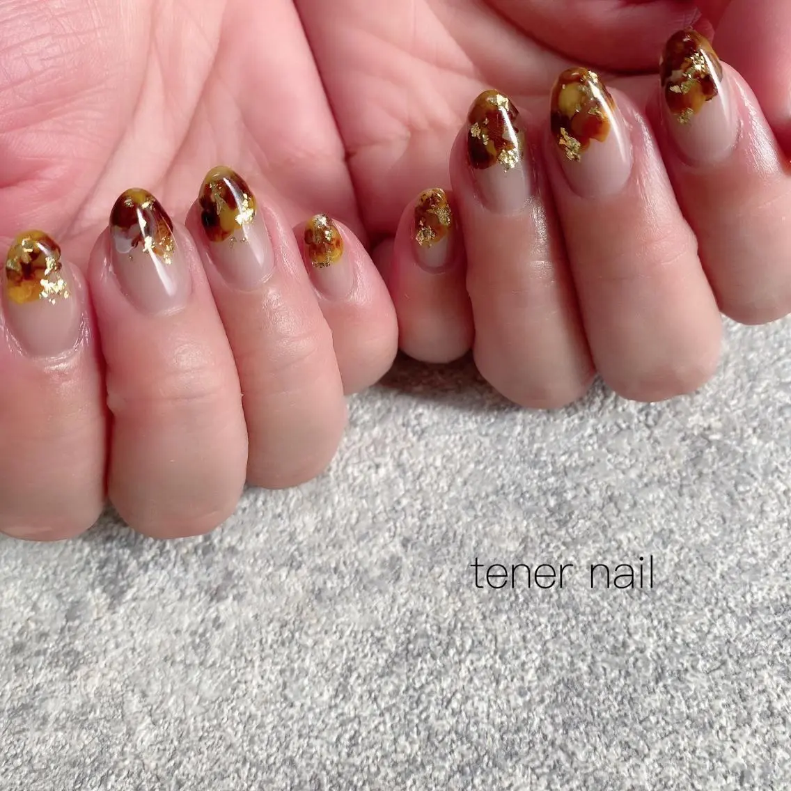 ネイル アートネイル ニュアンスネイル テネルネイル tener nailのネイルデザイン
