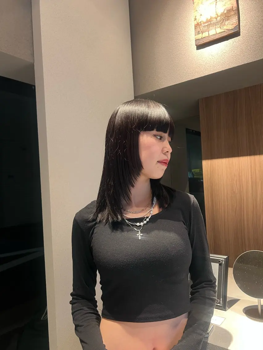 ロング レイヤーカット シャギー ド レミのヘアスタイル