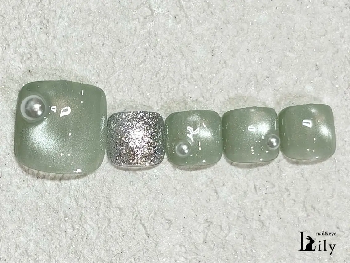 ネイル nail&eye Lily 住道のネイルデザイン