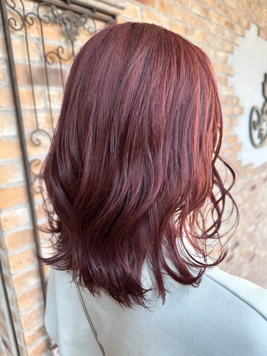 ミディアム 丸山 弘基のヘアスタイル