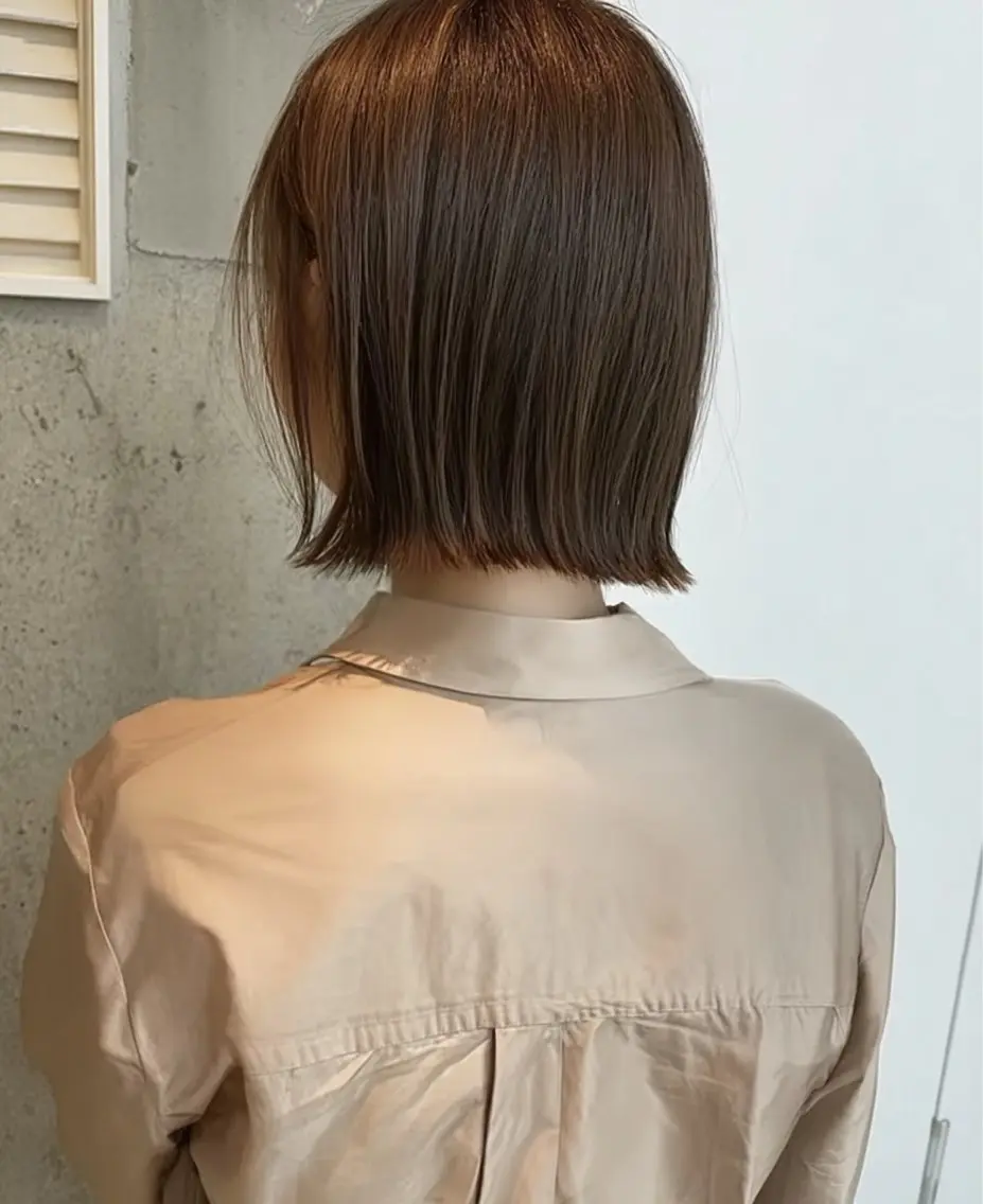 ショート カット 🍀似合わせ透明感 カラーアヤナ🍀のヘアスタイル