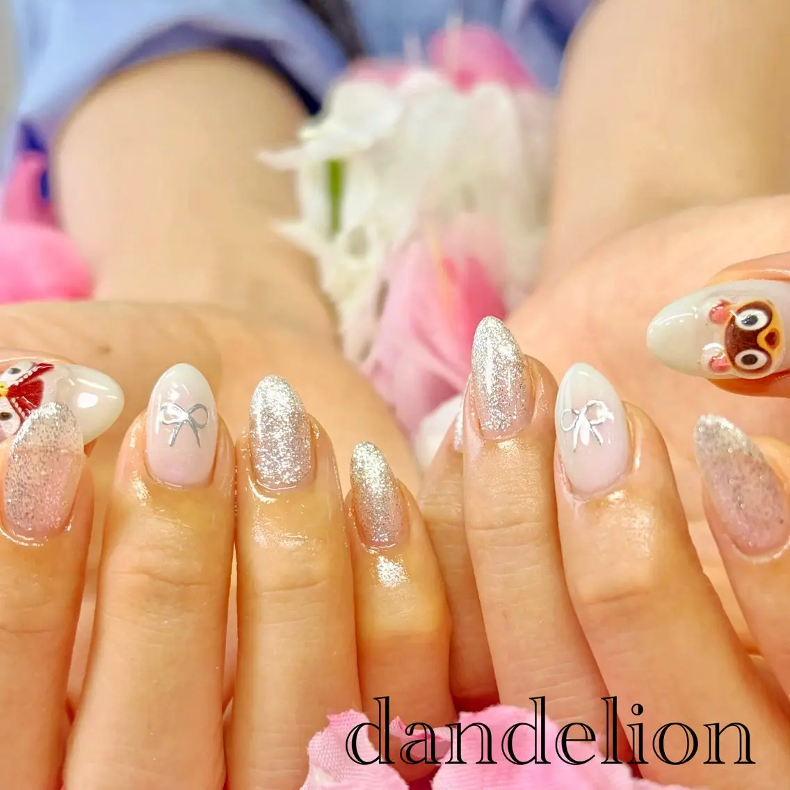 ネイル ハンドネイル ハンドケア dandelion ダンデライオンのネイルデザイン