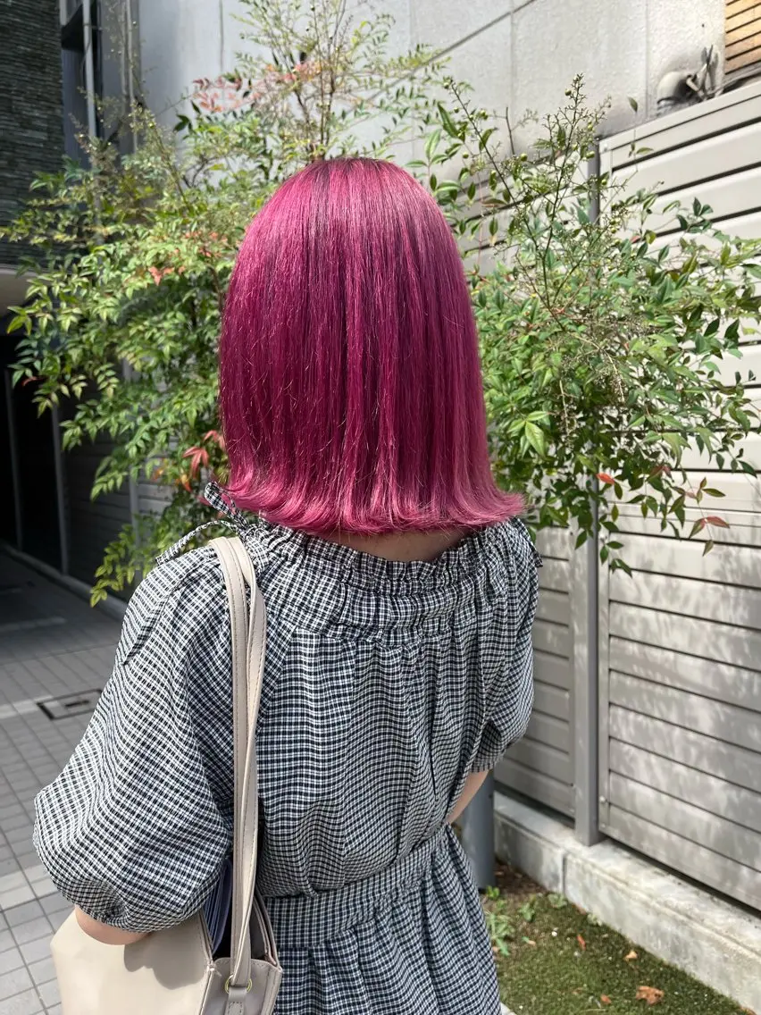 ミディアム カット ヘアカラー トリートメント sail hairのヘアスタイル