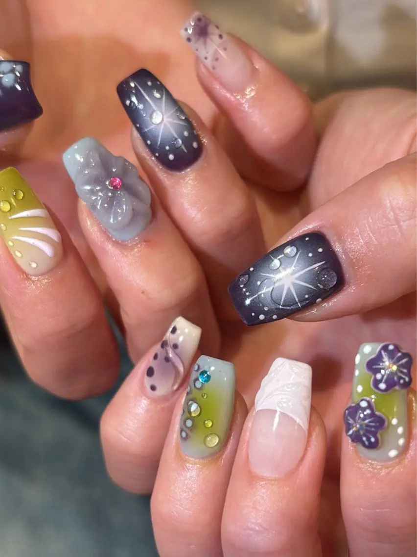 ネイル ハンドネイル 原宿ネイル syukaのネイルデザイン