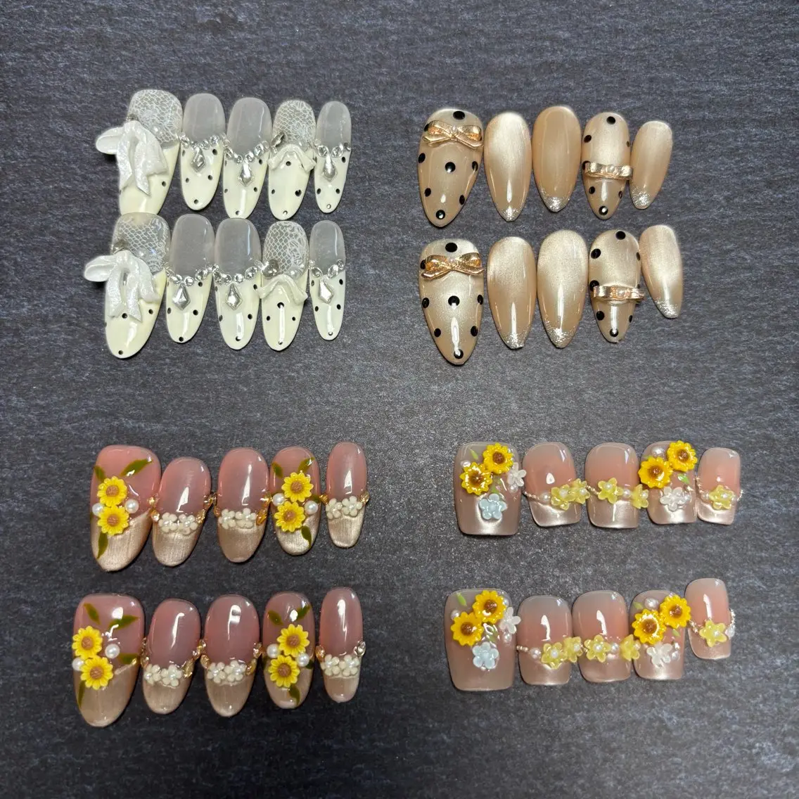 デザイン済みチップ装着🩵🌻の写真