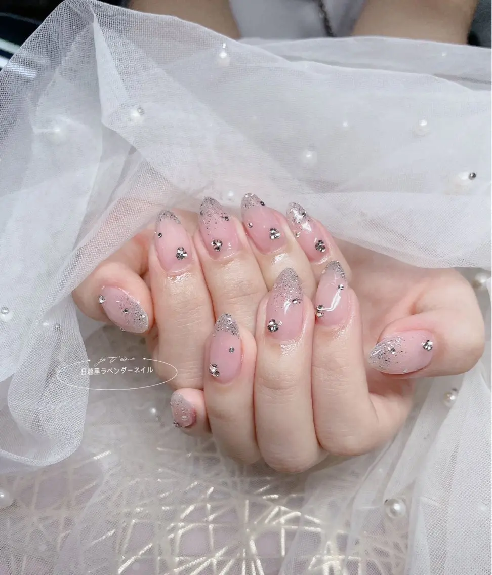 ネイル ハンドネイル ラベンダー💖日暮里 ルル💖ネイルのネイルデザイン
