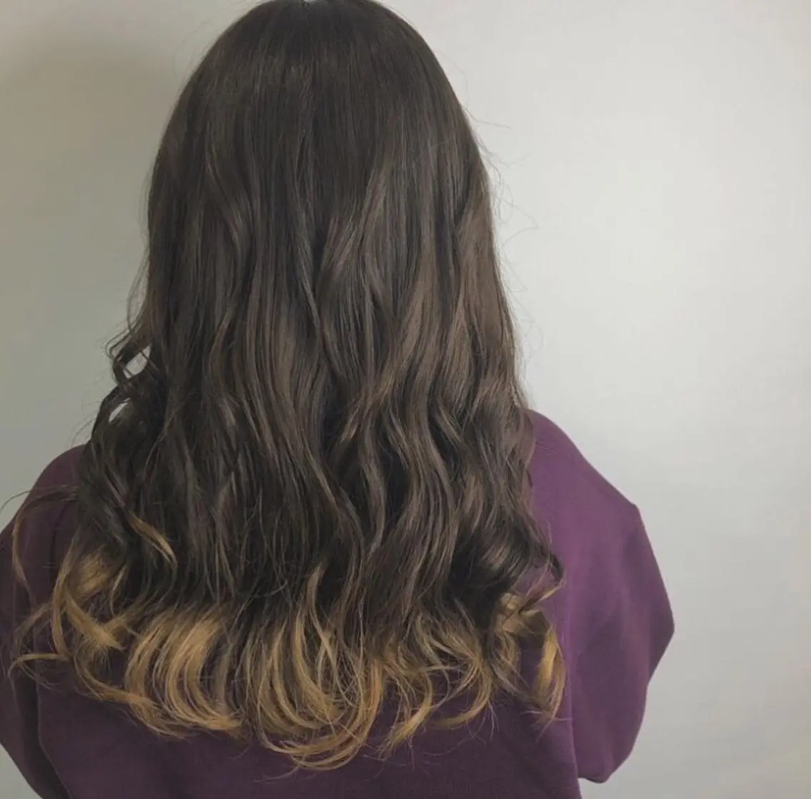 ミディアム カラー ヘアアレンジ ヘアカラー トリートメント 川上 麻梨阿のヘアスタイル