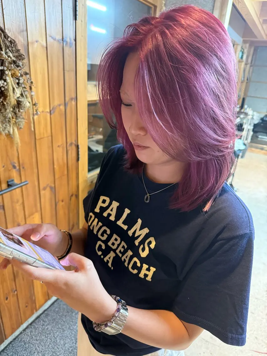 ミディアム Okazaki Tatsuyaのヘアスタイル