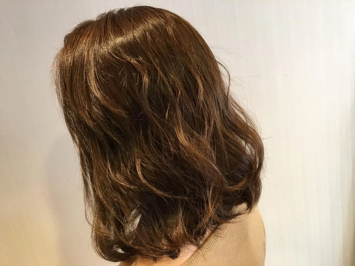 カラー 【mokuオーナー】 ちはるのヘアスタイル
