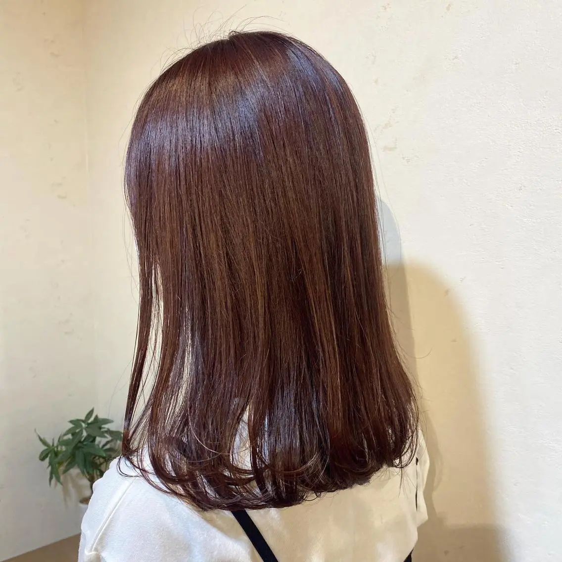 ミディアム カラー スタイリスト 林 風香のヘアスタイル