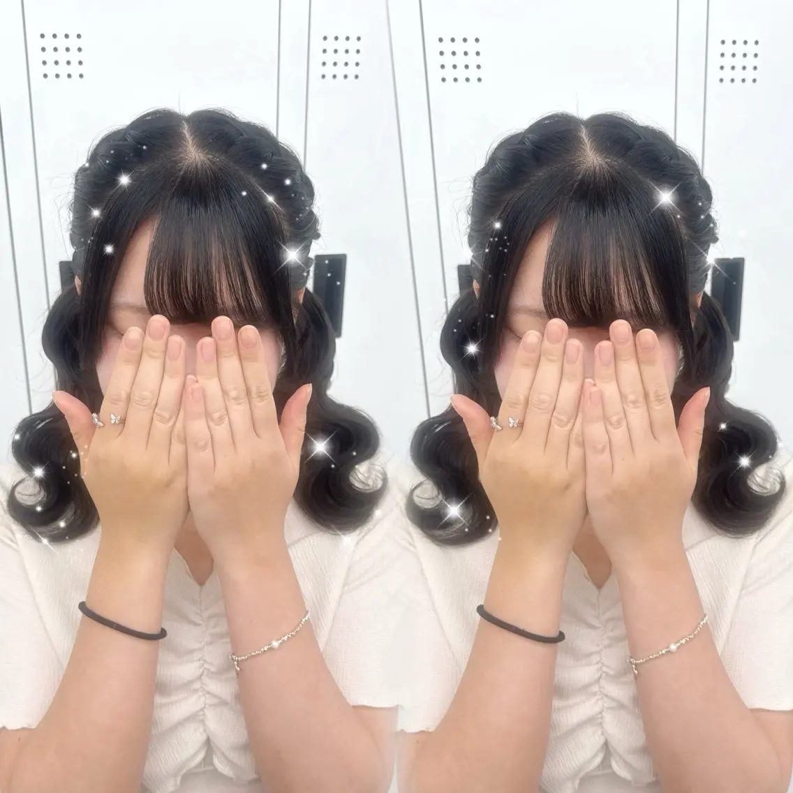 ヘアアレンジ ヘアアレンジエクステ 推し活 さな👶🏻のヘアスタイル