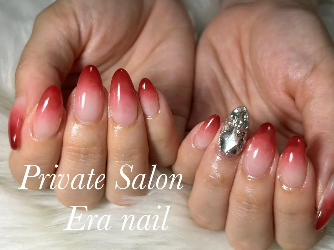 ネイル グラデーション ハンドネイル Era nailのネイルデザイン