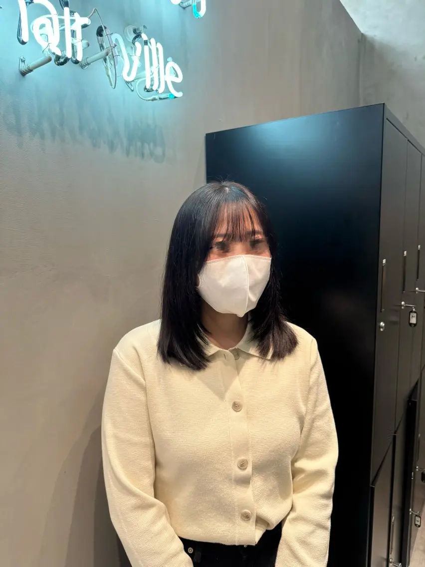 ミディアム レイヤーカット 赤羽根 周のヘアスタイル