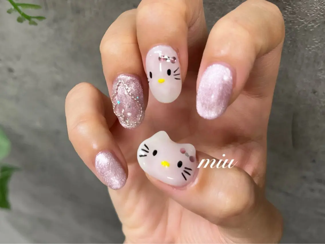 ネイル アートネイル ハンドネイル miu nail 🐾mihoのネイルデザイン