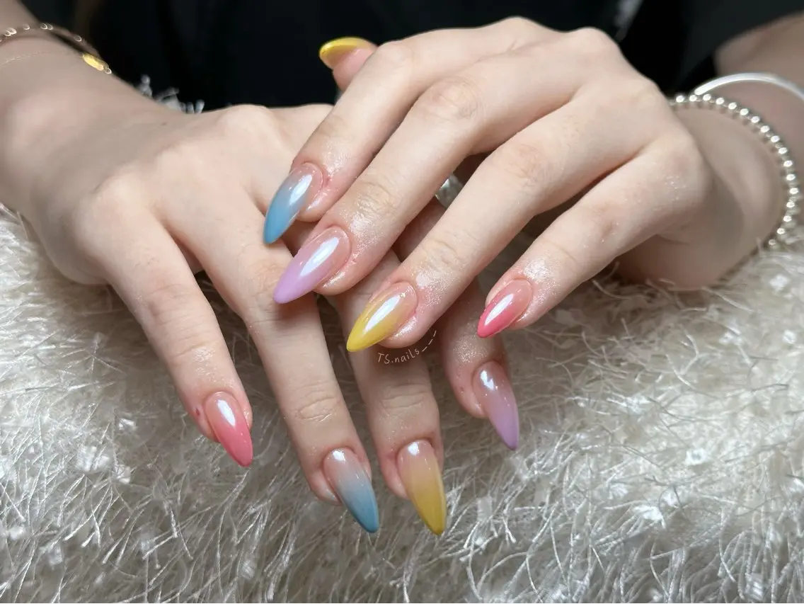 ネイル キラキラネイル マグネットネイル 持ち込み シンプルネイル TS. nails___のネイルデザイン