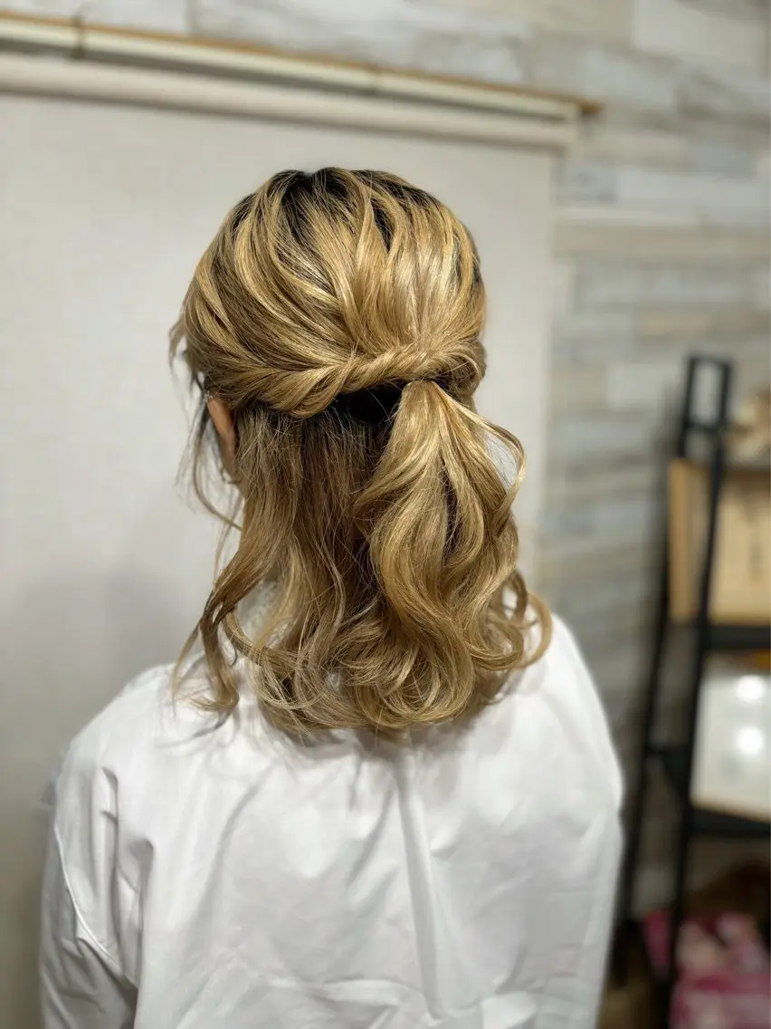 ヘアアレンジ ヘアセット hair salon【クラン】のヘアスタイル