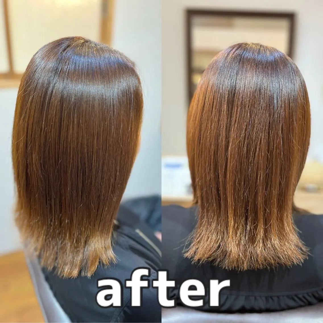 セミロング 縮毛矯正 【マリブ伊勢崎本店】 hiroのヘアスタイル
