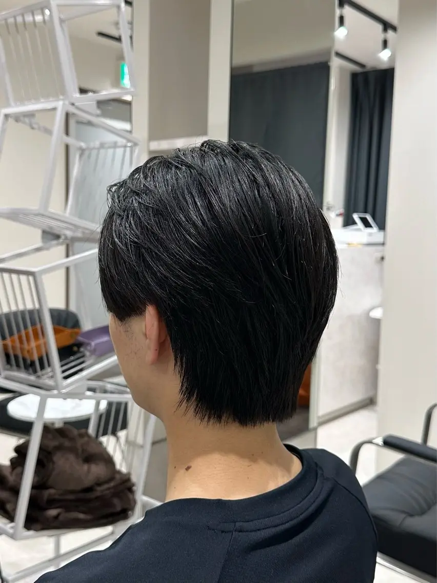 メンズ センターパート カット トリートメント メンズ縮毛矯正 /町田/木村悠月のヘアスタイル