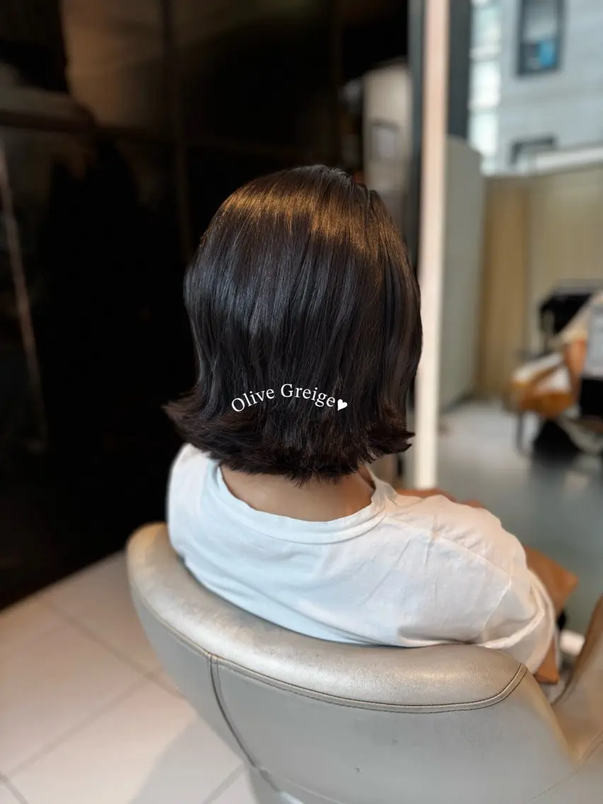 ミディアム カラー ヘアカラー トリートメント 🤍たむら みなみ 銀座🤍のヘアスタイル