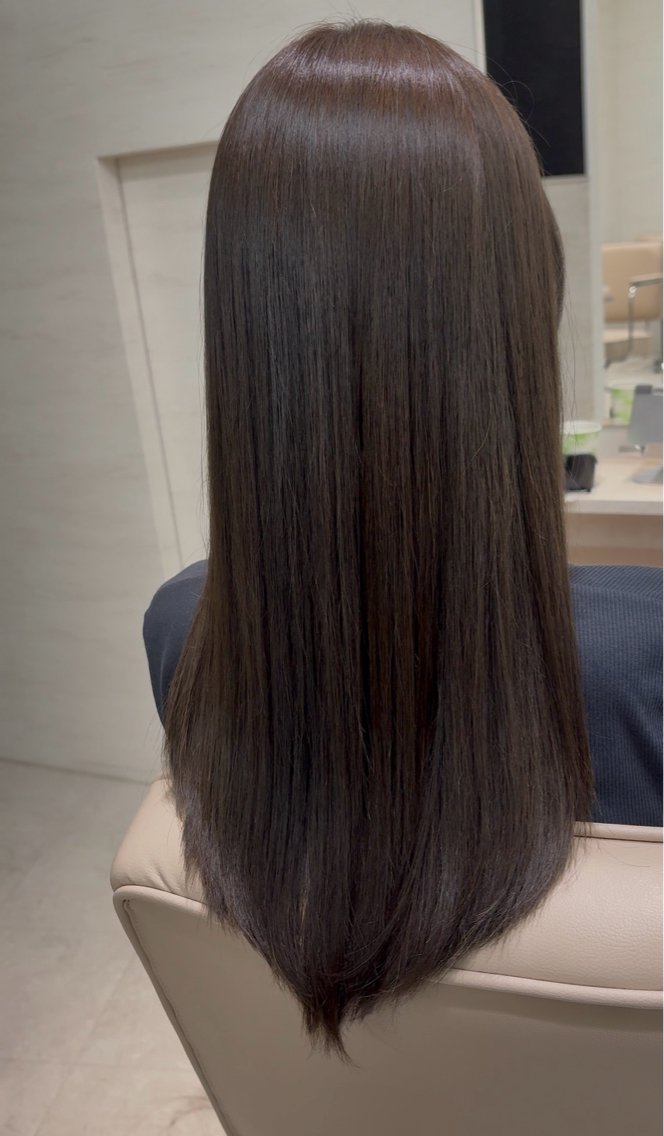 ロング 縮毛矯正 ストレート特化小野 凛太郎のヘアスタイル