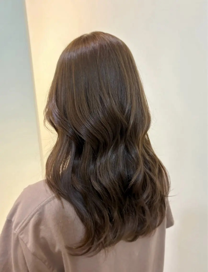カラー ベージュカラー ブリーチ 透明感カラー ダブルカラー ブリーチなしカラー 🪐vision🪐 はなのヘアスタイル