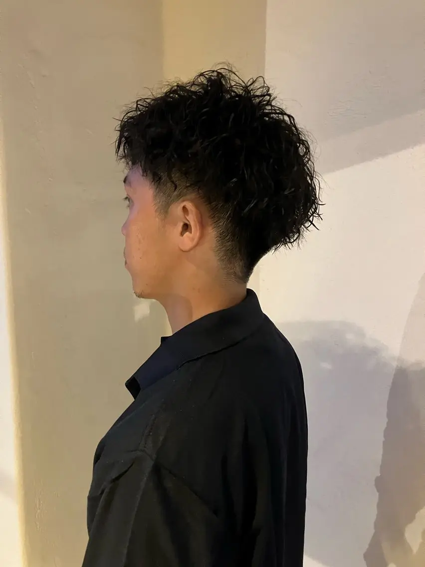 パーマ メンズ メンズパーマ ツイストスパイラルパーマ スパイラルパーマ 清水 美香のヘアスタイル