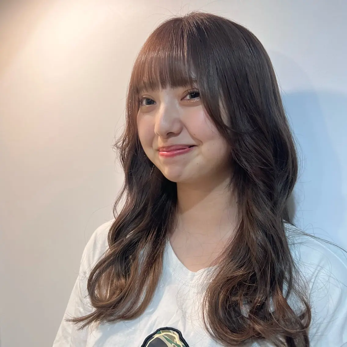 ロング カラー saki|大名 パーマ|ハイトーンのヘアスタイル