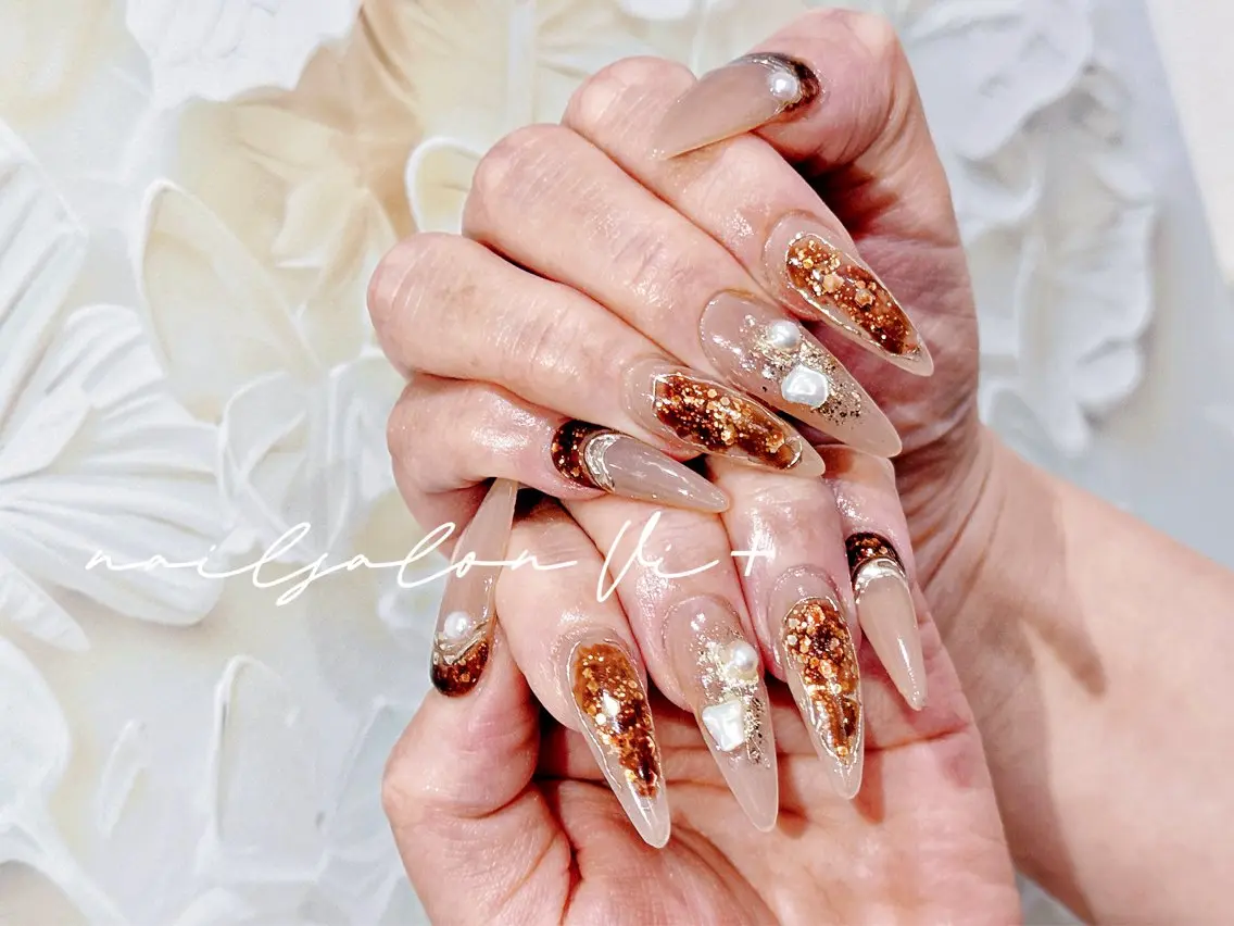 ネイル ハンドネイル ✨Nailsalon Vi+✨のネイルデザイン
