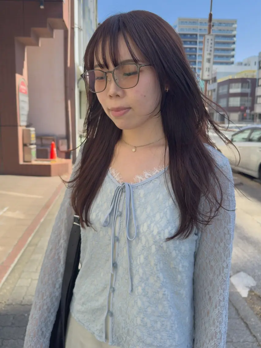 ロング 米澤 俊輔のヘアスタイル