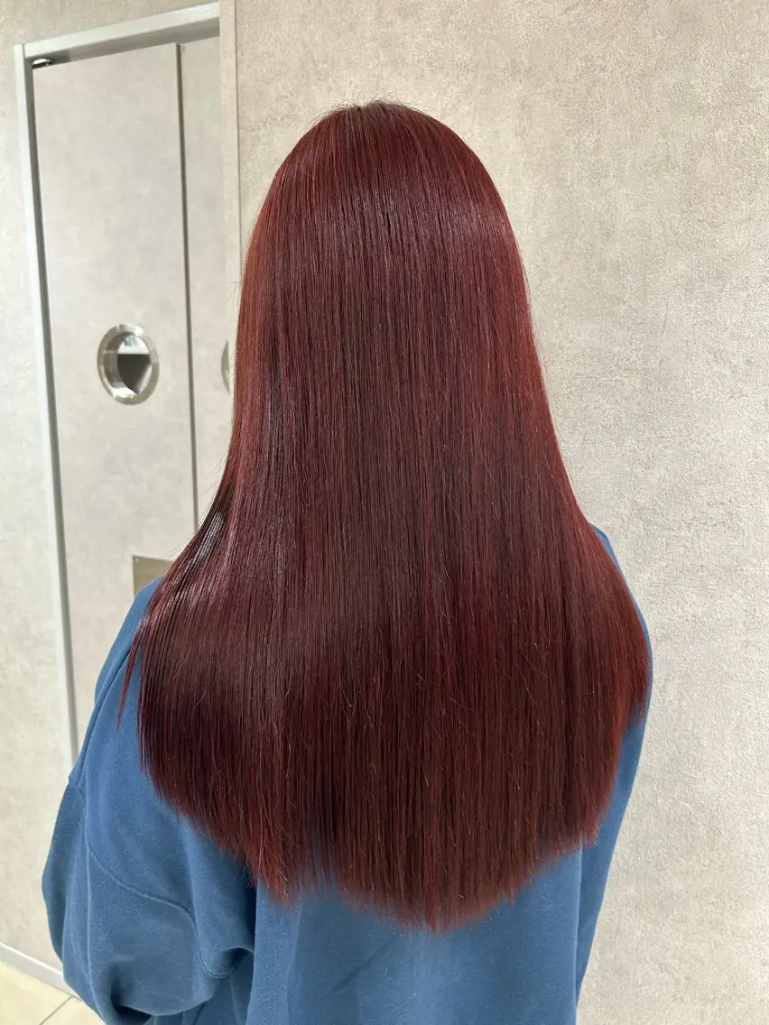 ロング カラー ⟡.·韓国ヘア*.゚ 室岡 咲希のヘアスタイル