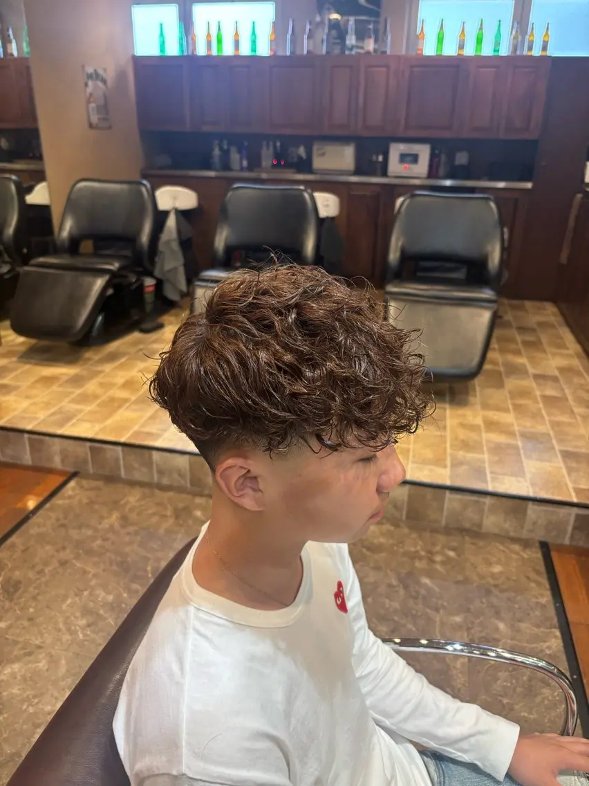 ミディアム カット パーマ 💈LGC💈 SANAのヘアスタイル