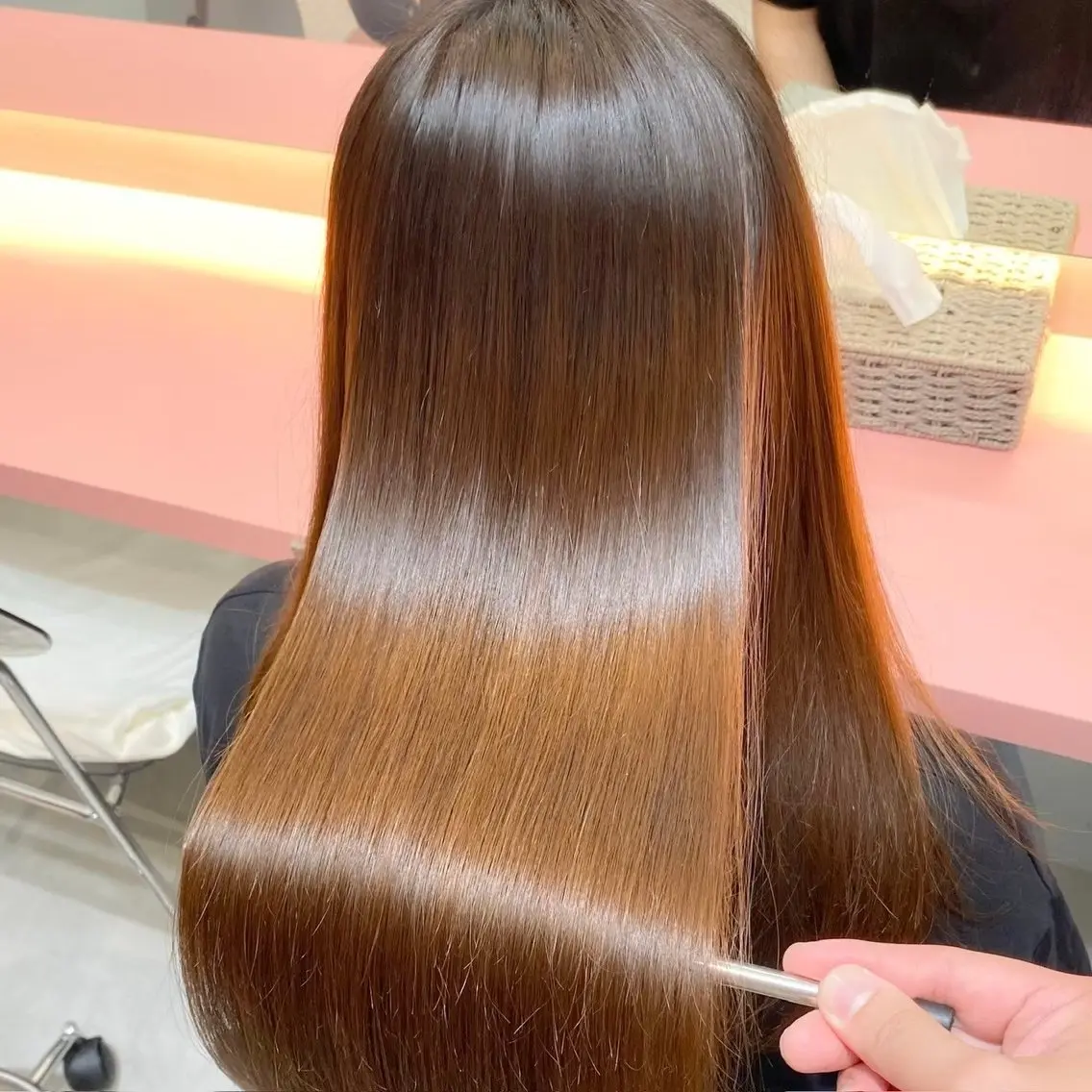 ロング カット ヘアカラー 縮毛矯正 トリートメント ショート/ボブ 艶髪カラーTOSHIのヘアスタイル