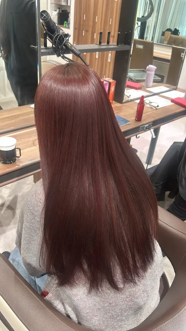 ロング カット ヘアカラー 🌈縮毛矯正/カラー 🌈若林けんしんのヘアスタイル