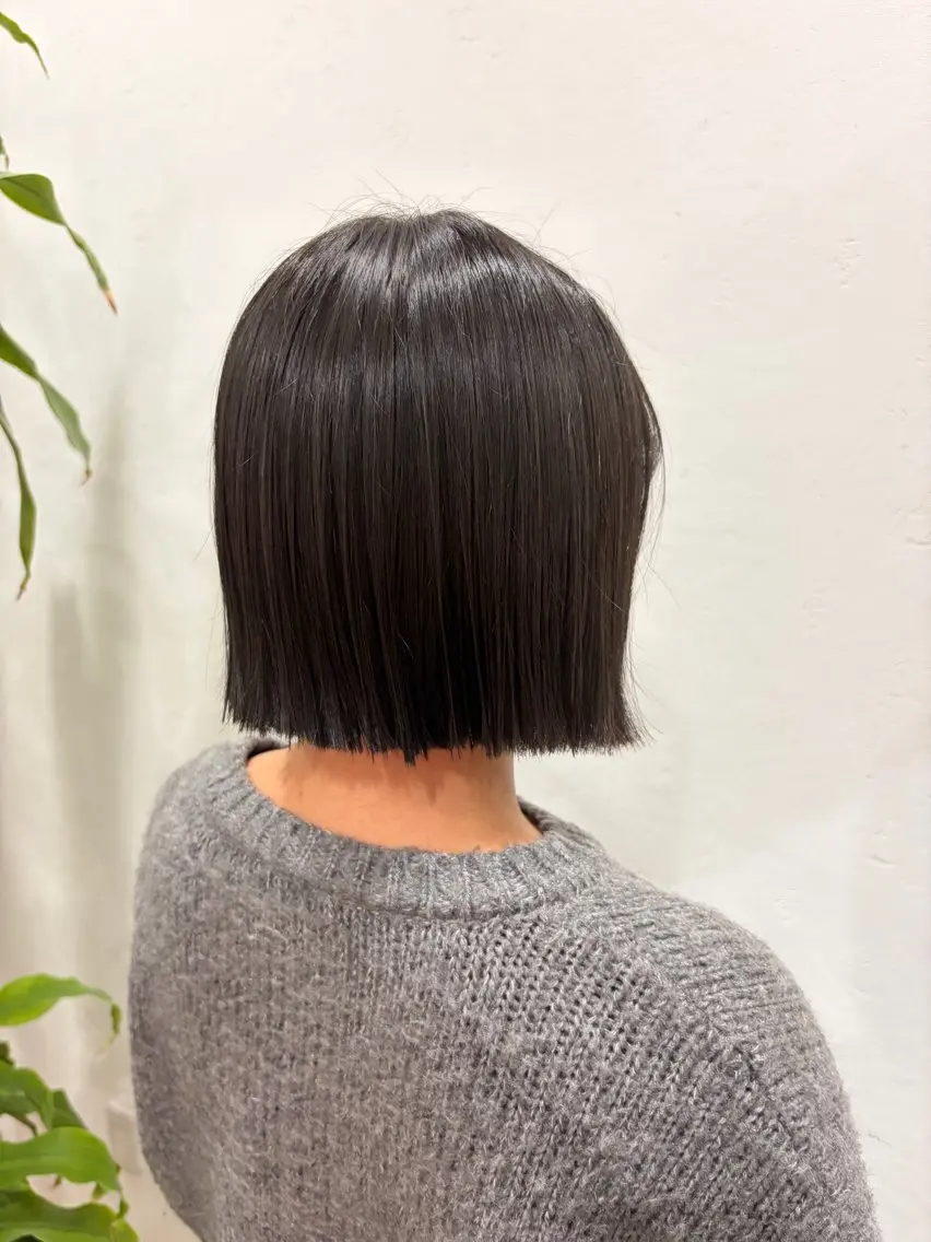 レディースショート、ボブカットモデルの写真
