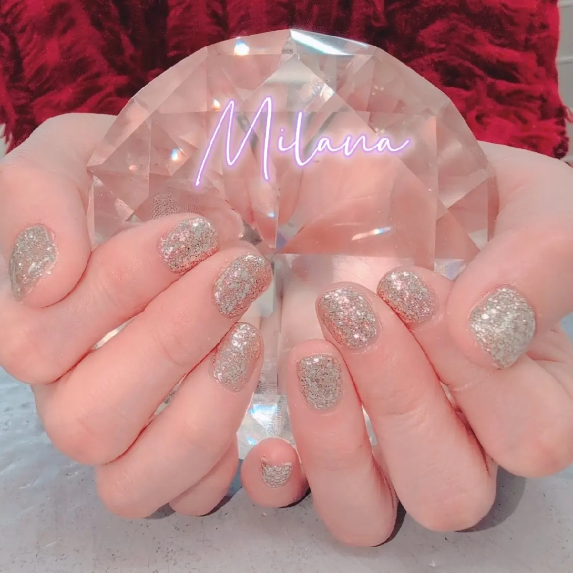 ネイル ワンカラーネイル ハンドネイル Milana 川瀬のネイルデザイン