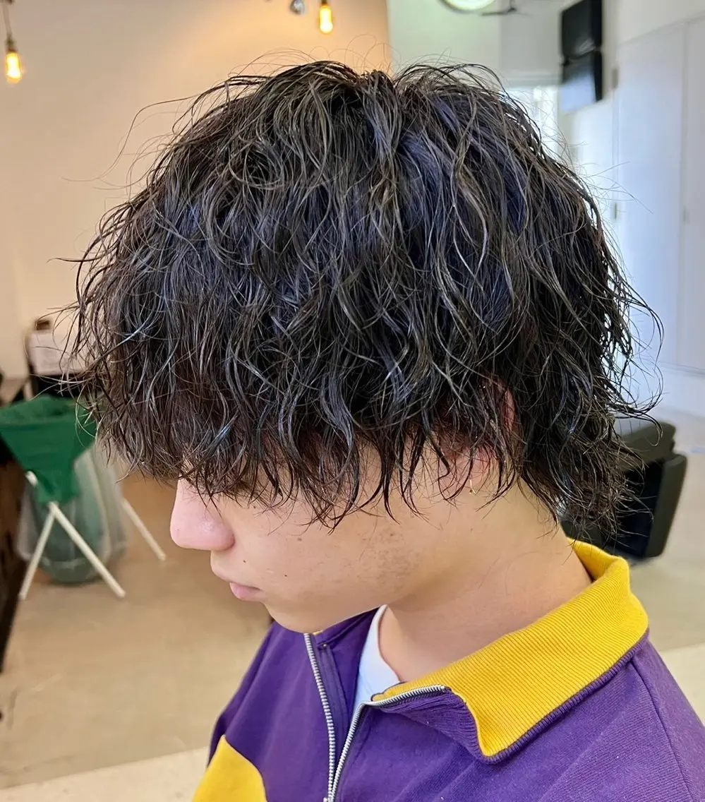 パーマ メンズ メンズパーマ ツイストスパイラルパーマ スパイラルパーマ 横浜メンズパーマ/ シャドウ/ショウゴのヘアスタイル