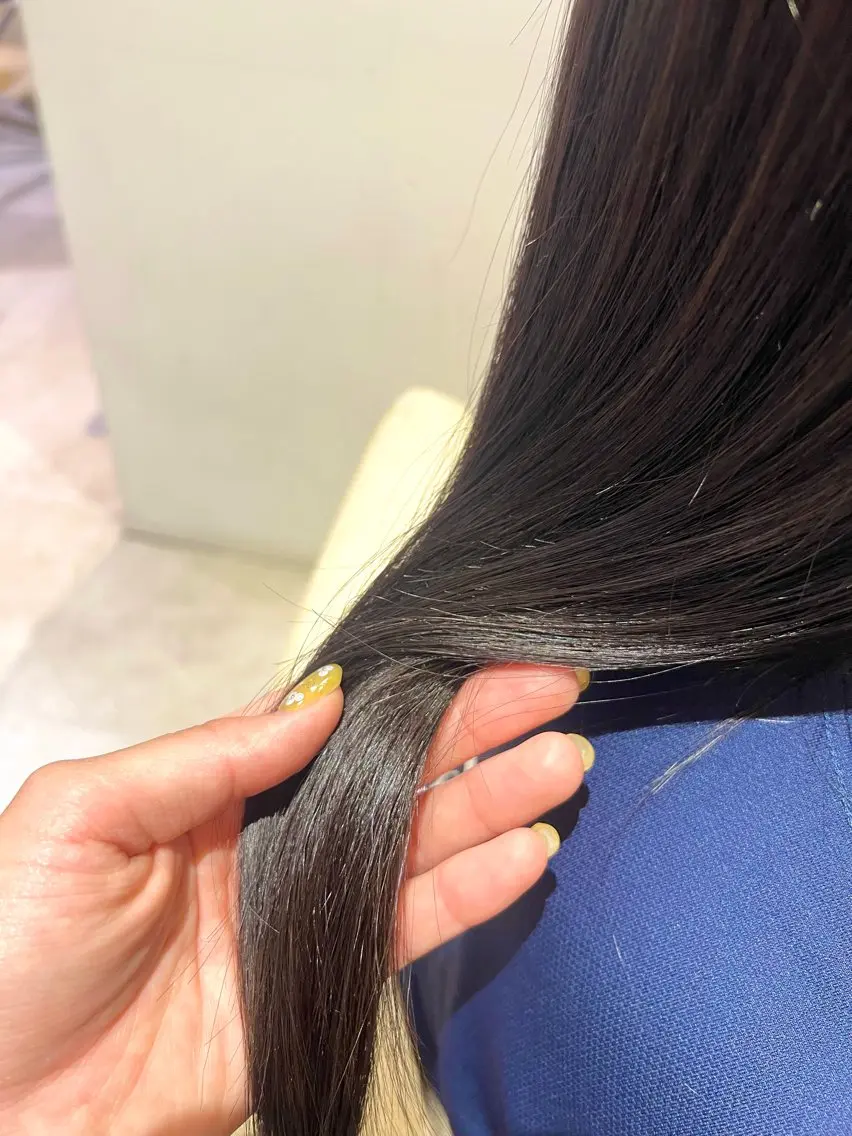 ロング カラー ヘアカラー トリートメント ブルームヘアデザイン かこ。のヘアスタイル