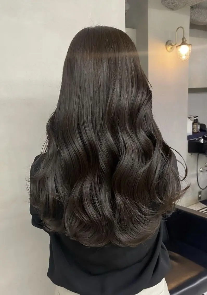 ロング トリートメント ヘアカラー トリートメント . CHIHIROのヘアスタイル