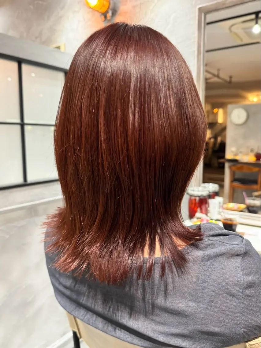 ミディアム カラー Kayo🐬 /ピンク系カラー🎀のヘアスタイル