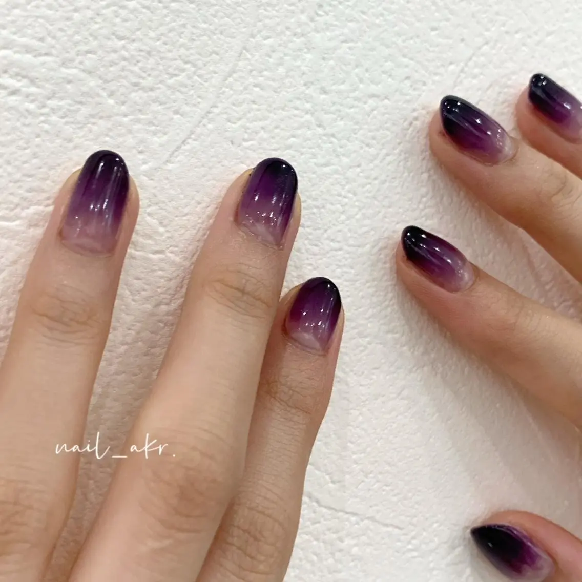 ネイル パープル nailAVANCE akariのネイルデザイン